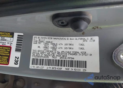 2021 Toyota Tacoma Trd Off-Road из США, поврежденный, VIN 3TMDZ5BN3MM103252